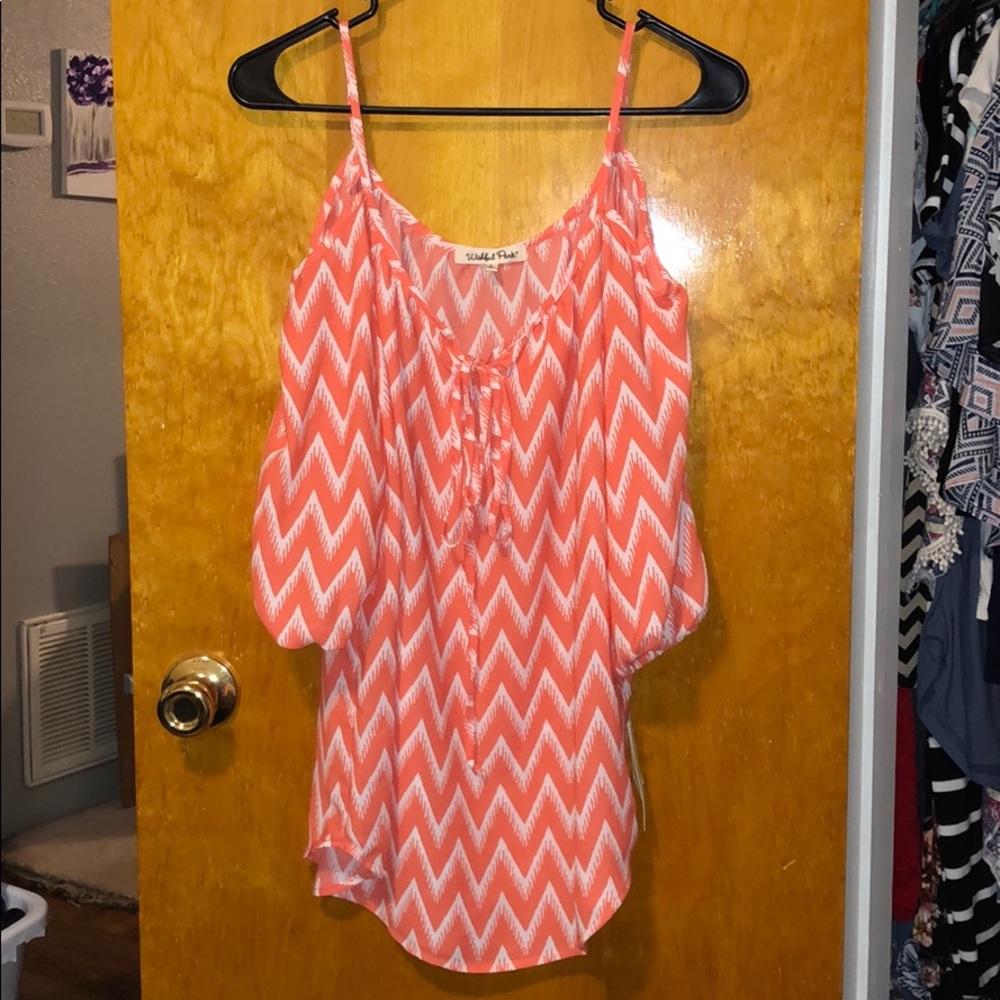 Off the shoulder shirt